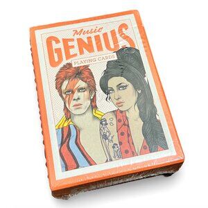 NEW Music Genius Playing Cards Rik Lee, Laurence King Charlie Harris Bowie Poker